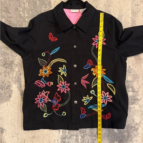 White Stag Vintage Rich Black Cotton Jacket - Picture 5 of 6